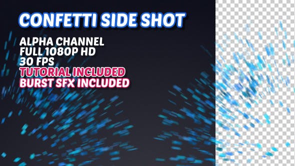 Confetti Side Shot - 16415008 Download Videohive