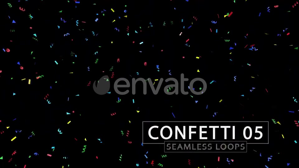 Confetti (With Alpha) 4K Videohive 25170235 Motion Graphics Image 10