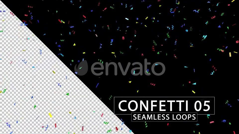 Confetti (With Alpha) 4K Videohive 25170235 Motion Graphics Image 11