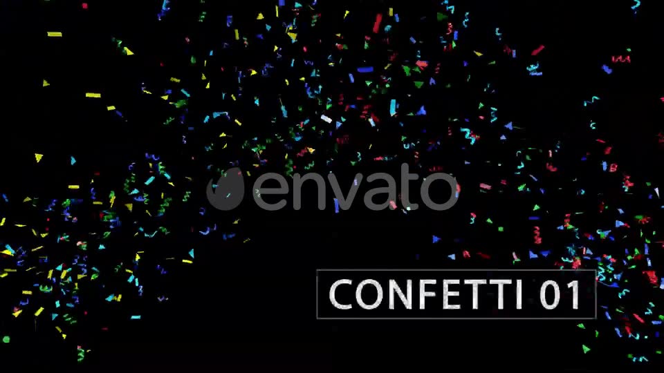 Confetti (With Alpha) 4K Videohive 25170235 Motion Graphics Image 2