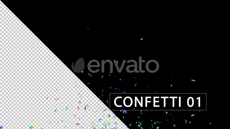 Confetti (With Alpha) 4K Videohive 25170235 Motion Graphics Image 3