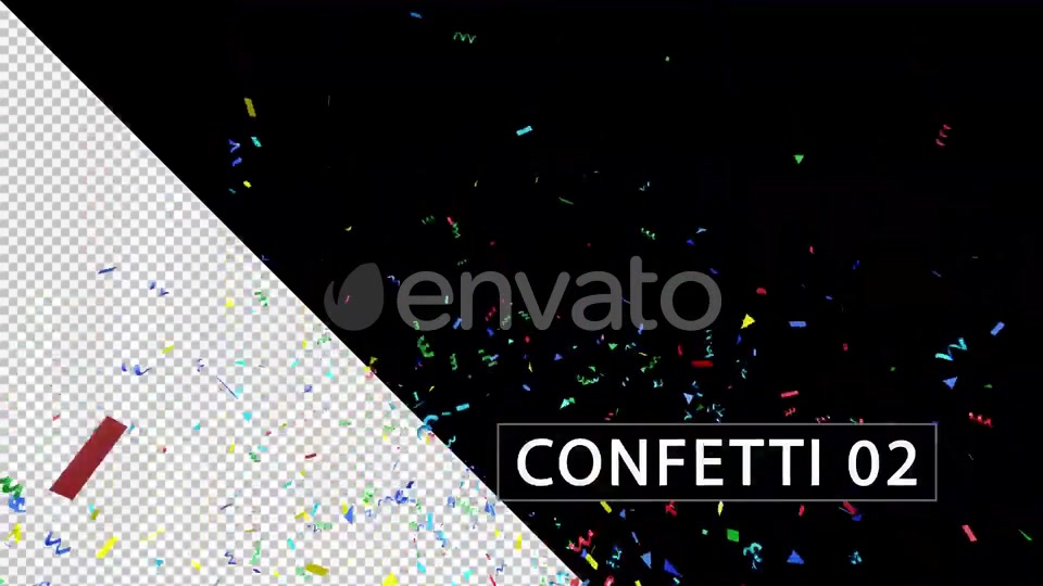 Confetti (With Alpha) 4K Videohive 25170235 Motion Graphics Image 5