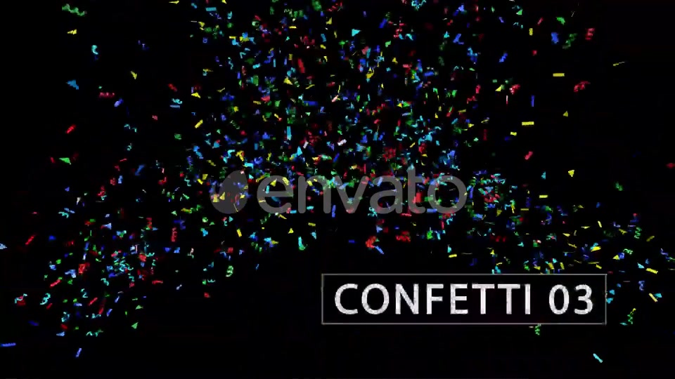 Confetti (With Alpha) 4K Videohive 25170235 Motion Graphics Image 6