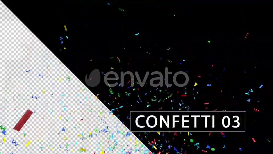 Confetti (With Alpha) 4K Videohive 25170235 Motion Graphics Image 7