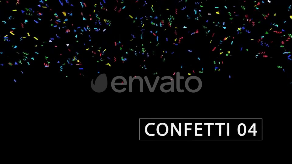 Confetti (With Alpha) 4K Videohive 25170235 Motion Graphics Image 8