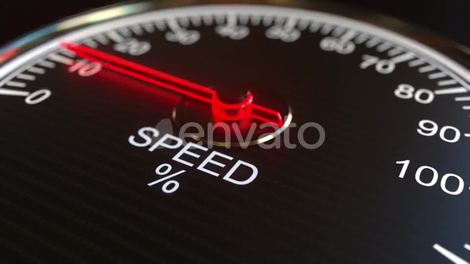 Connection Speed Meter or Indicator Videohive 21824591 Motion Graphics Image 1