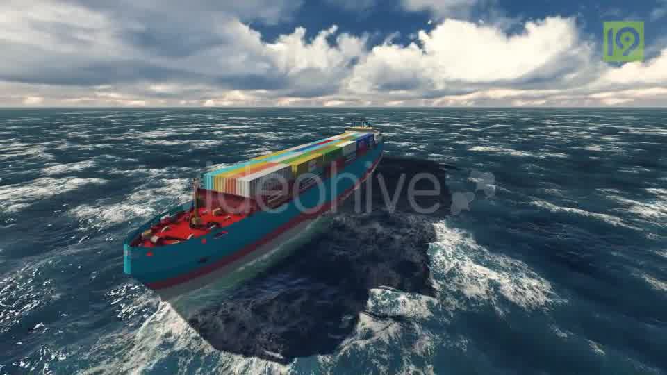 Container Ship Videohive 19975722 Motion Graphics Image 10