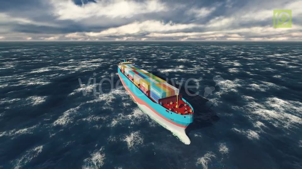 Container Ship Videohive 19975722 Motion Graphics Image 2