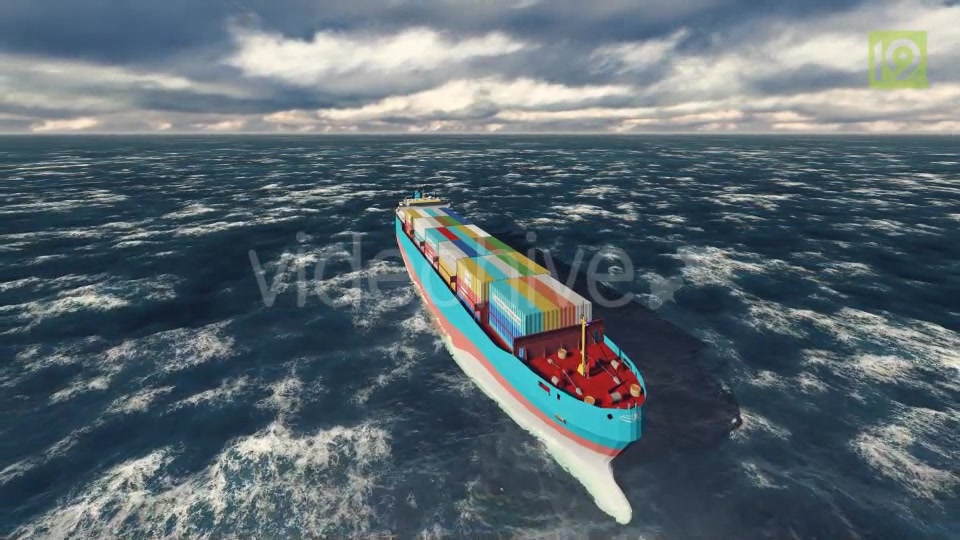 Container Ship Videohive 19975722 Motion Graphics Image 3