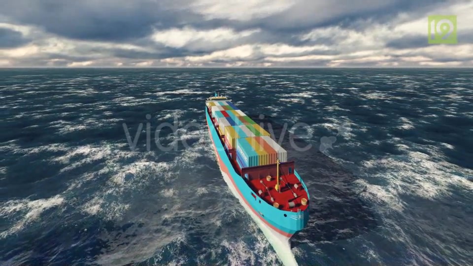 Container Ship Videohive 19975722 Motion Graphics Image 4