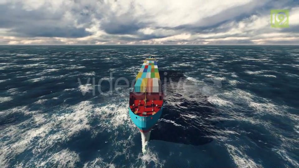 Container Ship Videohive 19975722 Motion Graphics Image 6