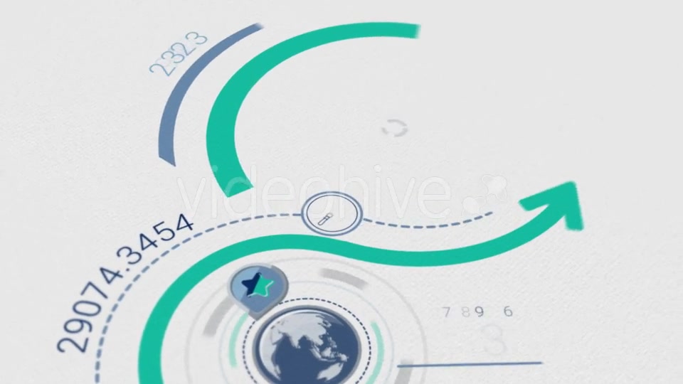 Corporate Background With Elements Of Infographics Videohive 21140855 Motion Graphics Image 2
