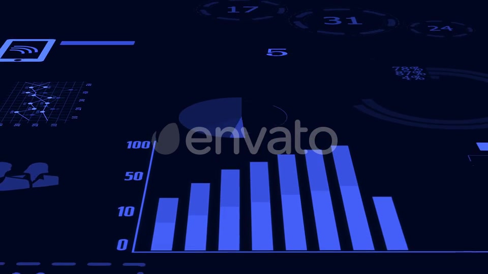 Corporate Business Finance Economy Chart Background Videohive 21567125 Motion Graphics Image 10