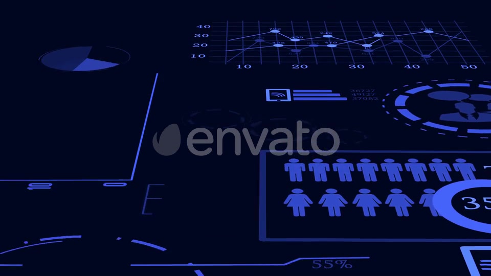 Corporate Business Finance Economy Chart Background Videohive 21567125 Motion Graphics Image 5