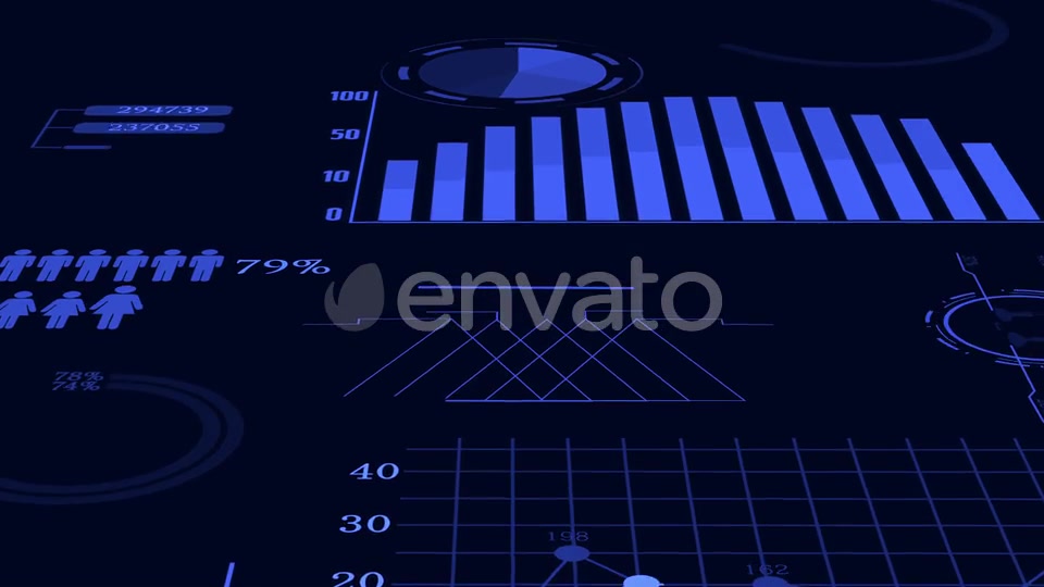Corporate Business Finance Economy Chart Background Videohive 21567125 Motion Graphics Image 8