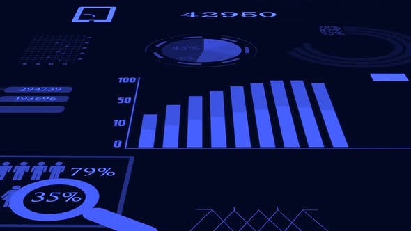 Corporate Business Finance Economy Chart Background - 21567125 Download Videohive