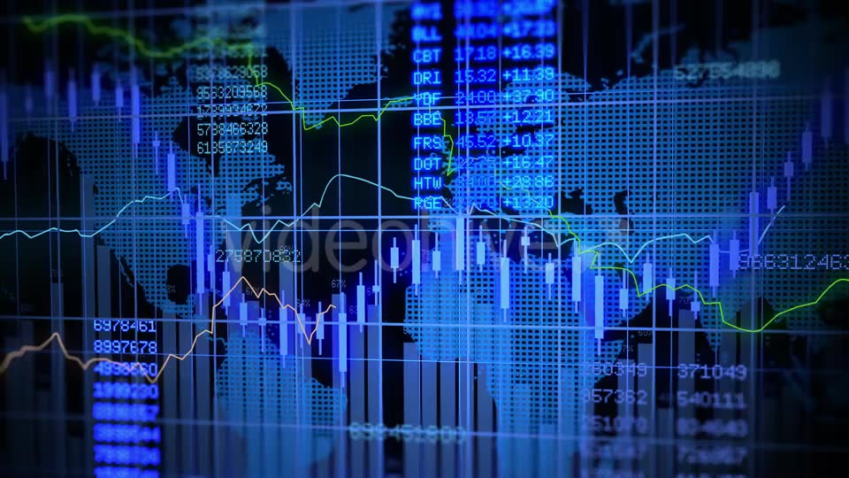 Corporate Business Stock Exchange Market Trading Data Background Videohive 21422487 Motion Graphics Image 7