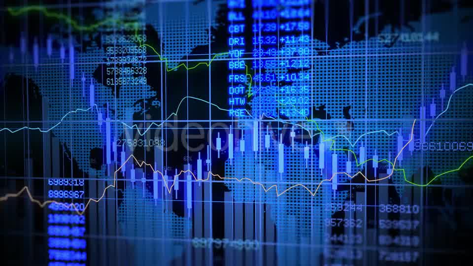Corporate Business Stock Exchange Market Trading Data Background Videohive 21422487 Motion Graphics Image 9