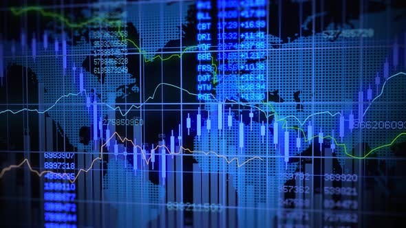 Corporate Business Stock Exchange Market Trading Data Background - Download Videohive 21422487