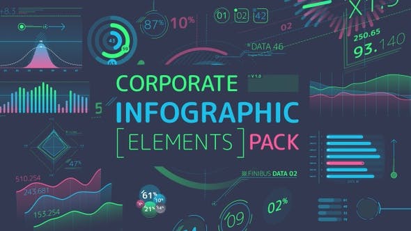 Corporate Infographic Elements Pack - 24176029 Videohive Download