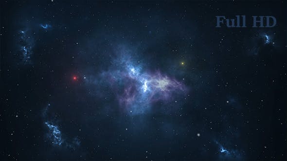 Cosmos Background with Lightning - Videohive Download 20001753