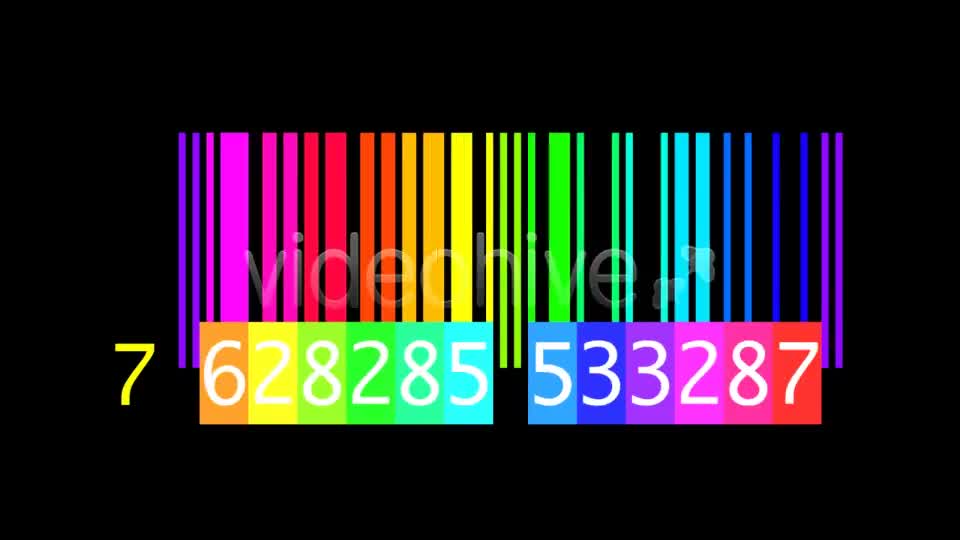 Countdown Barcodes Rainbow Pack of 5 Videohive 4078781 Motion Graphics Image 1