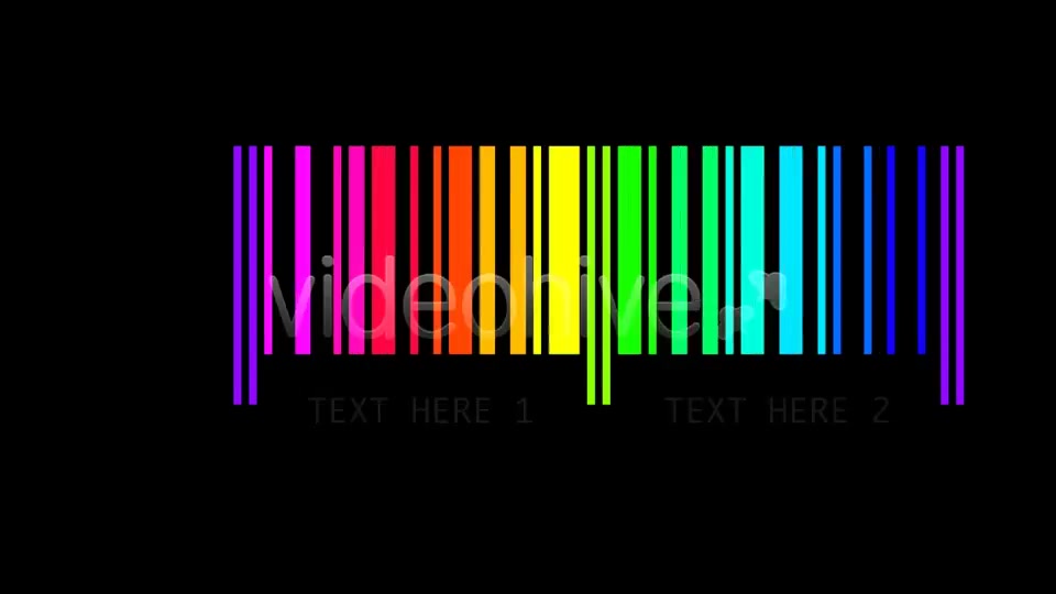 Countdown Barcodes Rainbow Pack of 5 Videohive 4078781 Motion Graphics Image 10