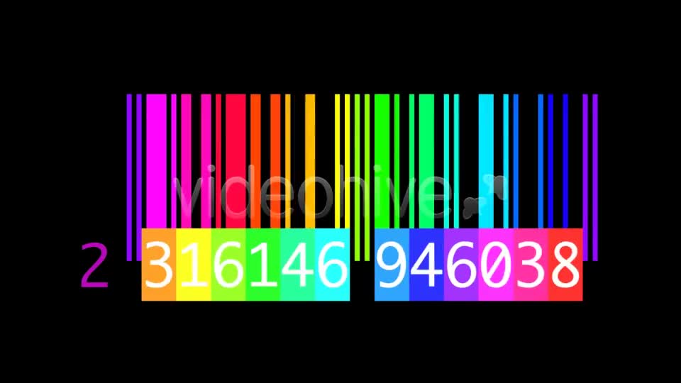 Countdown Barcodes Rainbow Pack of 5 Videohive 4078781 Motion Graphics Image 2