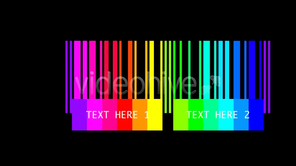 Countdown Barcodes Rainbow Pack of 5 Videohive 4078781 Motion Graphics Image 6