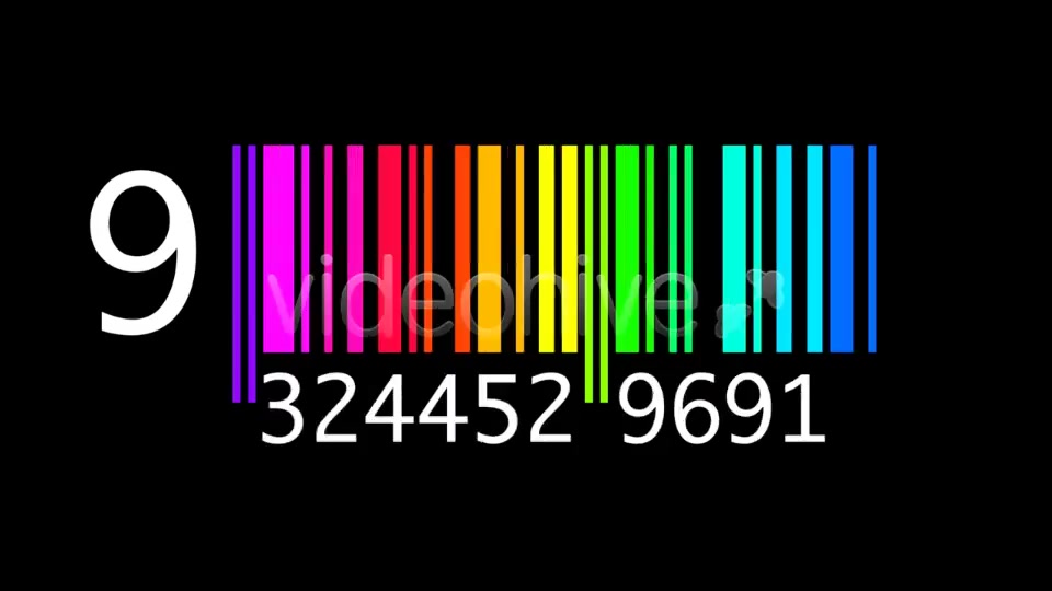 Countdown Barcodes Rainbow Pack of 5 Videohive 4078781 Motion Graphics Image 7