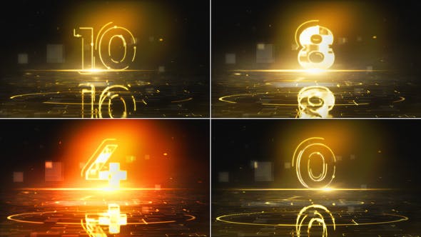 Countdown Gold - 22196229 Download Videohive