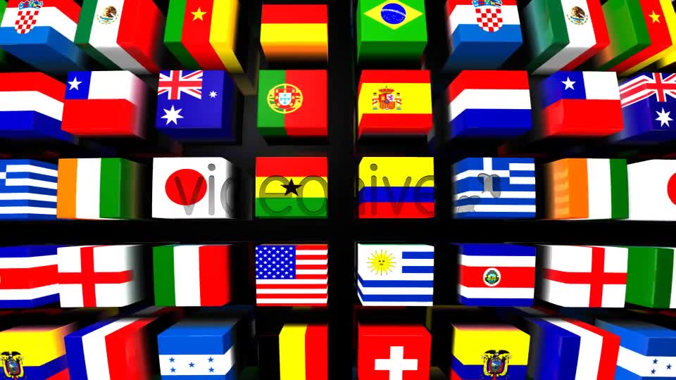 Country Flags Background Videohive 8036562 Motion Graphics Image 2