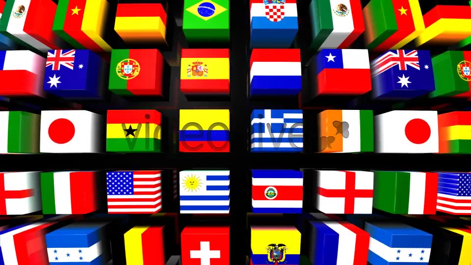Country Flags Background Videohive 8036562 Motion Graphics Image 3