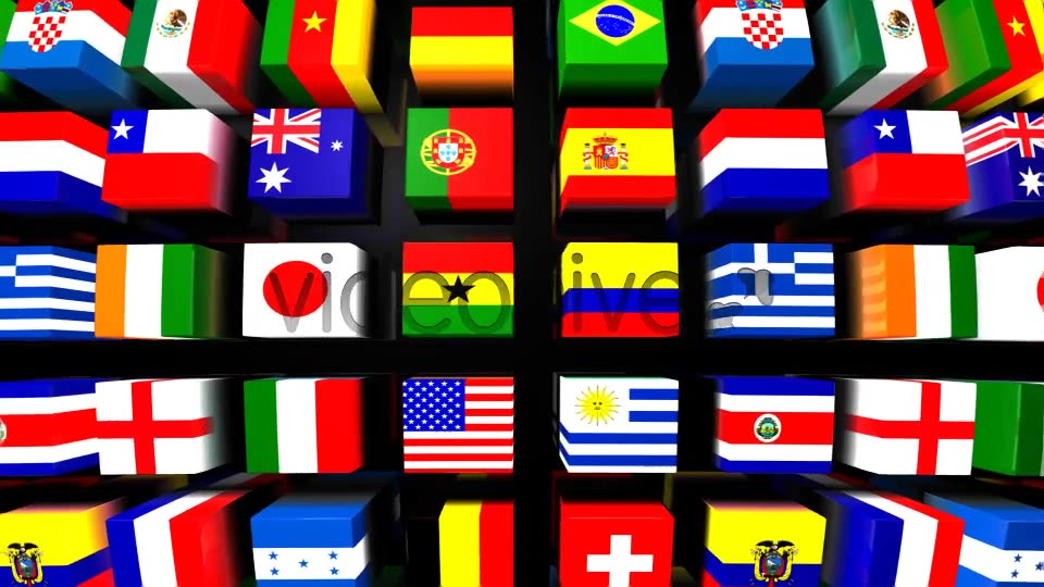 Country Flags Background Videohive 8036562 Motion Graphics Image 7