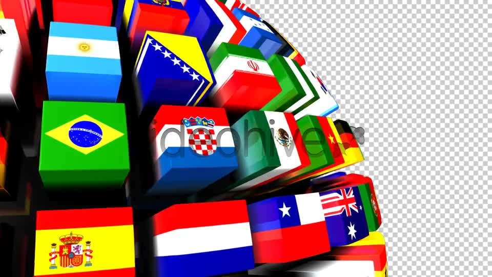Country Flags Globe Pack (Pack of 2) Videohive 8035776 Motion Graphics Image 10