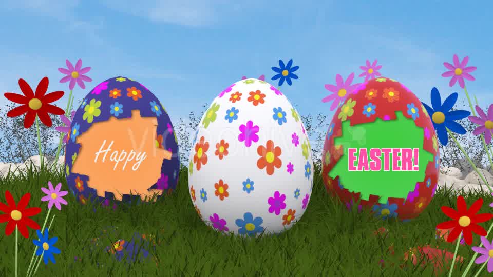 Cracking Easter Eggs Opener Videohive 15327013 Motion Graphics Image 8