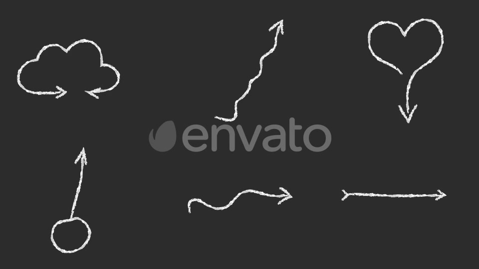 Crayon Style Arrows Videohive 25757999 Motion Graphics Image 10