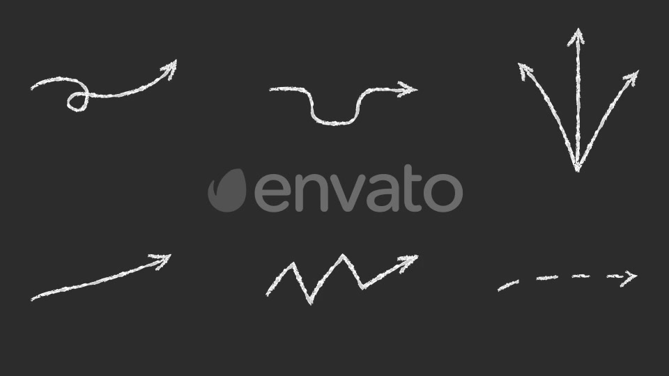 Crayon Style Arrows Videohive 25757999 Motion Graphics Image 12