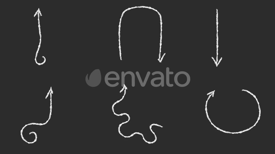 Crayon Style Arrows Videohive 25757999 Motion Graphics Image 4
