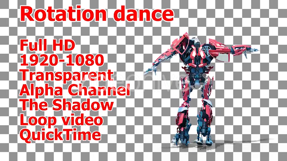Crazy Dancer Autobots Videohive 21451846 Motion Graphics Image 7