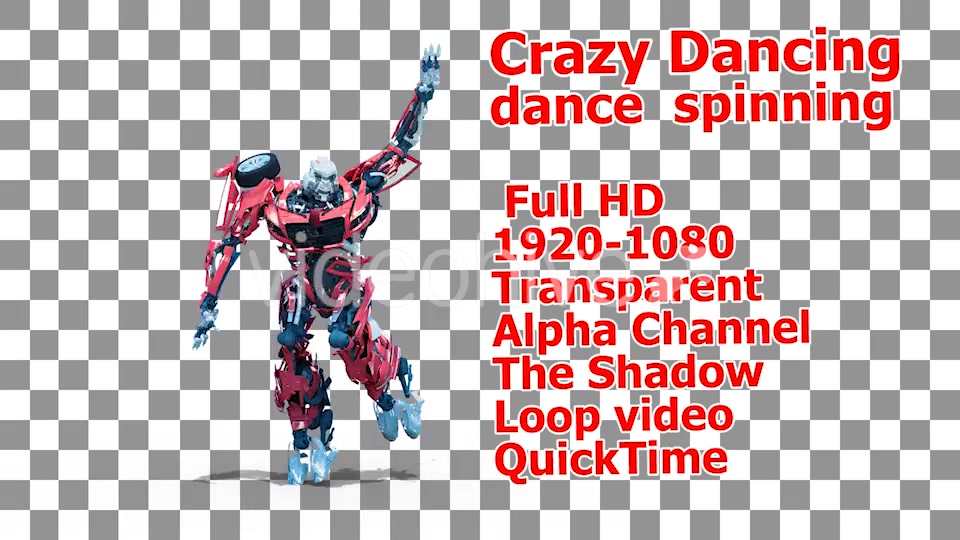 Crazy Dancer Autobots Videohive 21451846 Motion Graphics Image 9