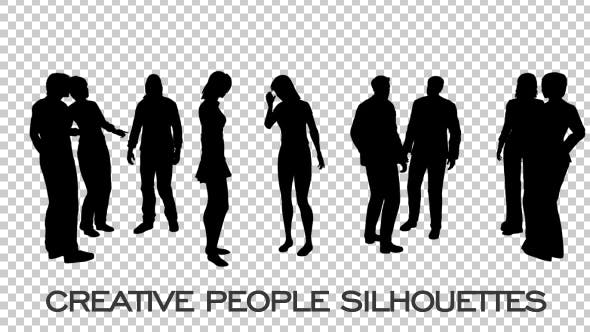 Creative People Silhouettes - Download 19680378 Videohive