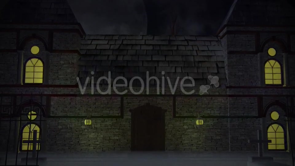 Creepy House Door Open Videohive 12872067 Motion Graphics Image 2