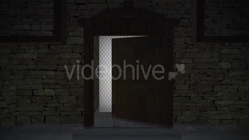 Creepy House Door Open Videohive 12872067 Motion Graphics Image 6