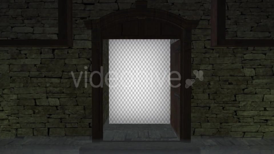 Creepy House Door Open Videohive 12872067 Motion Graphics Image 7