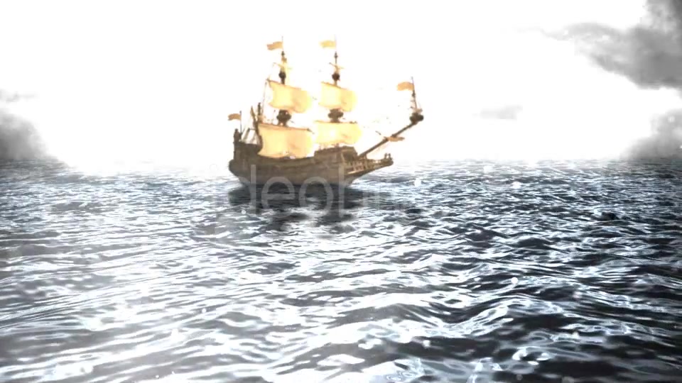 Creepy Ship In The Night Background Videohive 15578132 Motion Graphics Image 4
