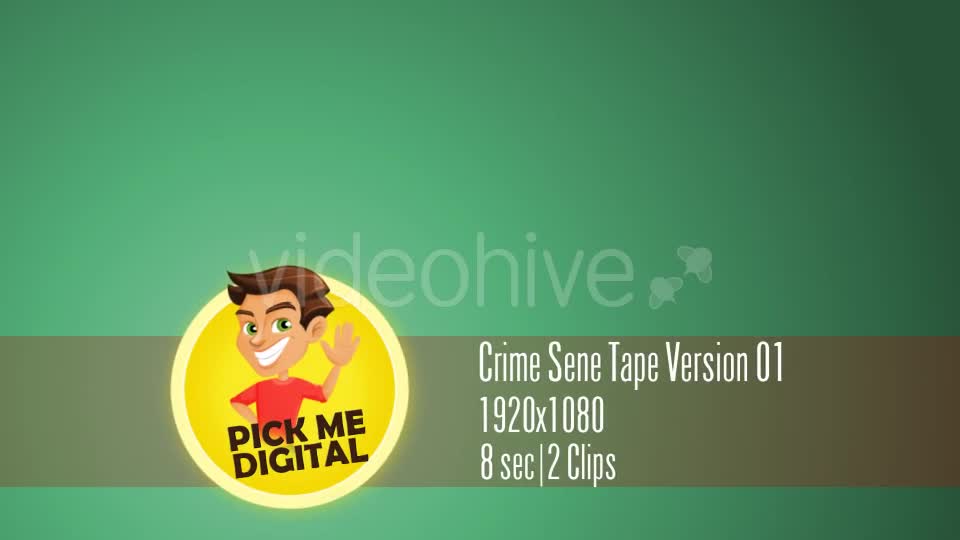 Crime Scene Tape Version 01 Videohive 16453427 Motion Graphics Image 1