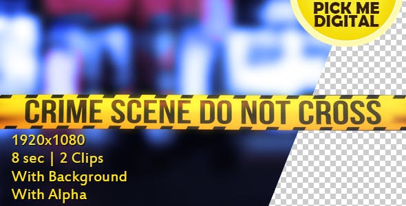 Crime Scene Tape Version 01 - Videohive Download 16453427