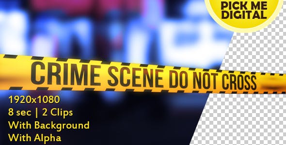 Crime Scene Tape Version 03 - Download Videohive 16453631