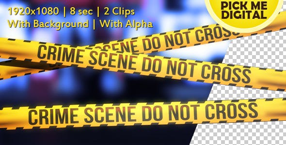 Crime Scene Tape Version 04 - Videohive 16453734 Download